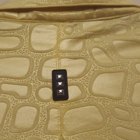 Women's bright Yellow Jamie Sadock golf Jacket - Picture 8 of 8